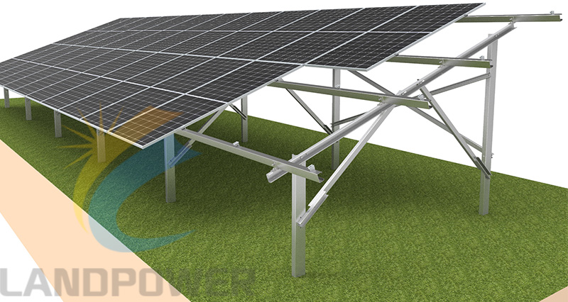 magnelis ground mount structure
